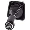 Oniissy Pomello del cambio per Zafira B 2005-2010 | Pomello del cambio a 5/6 marce | Pelle PU nera e costruzione ABS | Compatibile con modelli Zafira B (6 velocità)