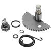 Fydun Kit albero avviamento Set gruppo ingranaggio folle albero avviamento a pedale in alluminio per ciclomotore scooter GY6 139QMB