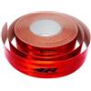 4R Quattroerre.it 1604 Pellicola Adesiva Omologata Retroriflettente 3M per Bordatura Veicoli, Rosso, 50 mm x 50 mt