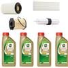 Cormar KIT TAGLIANDO COMPLETO FILTRI + OLIO CASTROL 5W30 COMPATIBILE CON MINI ONE D 1.4 2003-2006