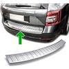 Modifycar Protezione paraurti posteriore adatta per Skoda Octavia III 3 Kombi | 2017-2020 (Facelift) in acciaio inox cromato protezione per bordo del bagagliaio