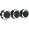 Naroote Manopola del regolatore di clima, manopola anti-scivolo dell'aria condizionata 3PCS/Set per auto