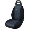 Italfodere - Coprisedili Auto Anteriori - Compatibili con Fiat Ducato 3 Posti con Vano Apribile - Fatti a Mano - Gommapiuma e Poliestere - Accessori Auto Interno - Made in Italy - Nero