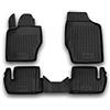 HOFFCAR KIT TAPPETINI COMPATIBILE CON PEUGEOT 307, 2001-2007, 4 pcs. | TAPPETINO IN GOMMA TPE | BORDO ALTO 3D ANTISCIVOLO IMPERMEABILE