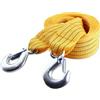 Generic di traino in nylon con ganci, corda di recupero resistente per veicoli, di fissaggio gialla per auto, camion, camper, auto, robusto cavo di traino in nylon