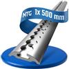 NTG - Set di guide di ancoraggio Air-line da 0,5-10 metri, mezza rotonda, in alluminio, certificata TÜV - Accessori per rimorchi, fissaggio del carico, guida di ancoraggio, guida Air-line, barra di