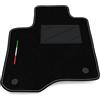 Somer Car Tappetino Auto SOLO LATO GUIDA 1pz compatibile con Fiat Panda 2012-2025 | 1 tappeto su misura in moquette, bandiera Italia