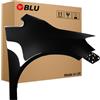 BLU Parafango Anteriore Ala Fender Adatta per VW Volkswagen Golf V+ / Golf 5 PLUS LC9Z Destra Nero| 2005-2009 | Anteriore | Verniciato | Pronto per il montaggio