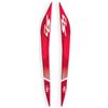 IRIDEA DESIGN Adesivi 3D maniglie rosso 3D resinato compatibile con HONDA SH 150 2020-2023