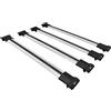 Apline Compatibile con Renault Trafic 3 (X82) 2014-2026 Modello FLY Barre Tetto Portapacchi Auto Barre Portatutto Grigio Alluminio 4 Barre