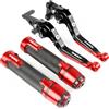 GAYANHU Kit leva di ricambio Per HONDA CBR600RR CBR 600 RR CBR600 RR 2003 2004 2005 2006 Moto Leve Freno Frizione Manopole Manubrio(Red)
