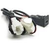 CMJAHU Adatto for VW Golf 6 Jetta 5 MK5 LED Rosso for Auto PD Tipo C/QC 3.0 Caricabatterie rapido USB Presa di Ricarica for Telefono con Adattatore for Presa di Corrente(USB Charger)