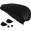 Baceyong Coperchio della carenatura laterale della batteria del motociclo, Coperchio della carenatura laterale della batteria del motociclo del metallo nero Compatibile con Harley-Davidson Sportster