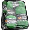 Jemora 9 Pezzi Kit di Pulizia per autolavaggio Guanti per Pulizia/Asciugamani/Stracci/tampone applicatore/spugne/spazzole per Ruote per Il Lavaggio dell'auto