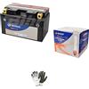 farbrothersonline COMPATIBILE CON HONDA 600 CBR F4i 2001 A 2008 BATTERIA GIA' PRONTA ALL'USO TECNIUM YTZ10S-BS BATTERIE 8,6 AMPERE 12 VOLT SPECIFICA MOTO SCOOTER 150X87X93MM