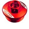 SCAR Tappo Olio Motore Compatibile con FANTIC XX XE 125 2021 - Rosso