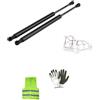 CLICK & GO COPPIA DI MOLLE A GAS PER COFANO AUTO BAULE POSTERIORE COMPATIBILE CON FIAT 500X 11/14 in poi 455L-480N (252) 2 PEZZI DI MOLLA PER PORTELLONE LATO DX E SX PISTONCINI IDRAULICI