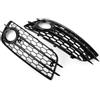 JKAPCYJFHF Coppia di griglie per paraurti anteriore a nido d'ape per Audi A4 B8 S4 2008-2012