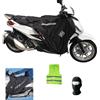CLICK & GO COMPATIBILE CON PIAGGIO BEVERLY 400 HPE PER ANNO 2023 COPRIGAMBE R224-X TERMOSCUDO TUCANO URBANO COPERTA TERMICA IMPERMEABILE INTERNO IN ECO PELLICCIA SPECIFICO PER SCOOTER