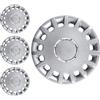 W-Parts SERIE 4 BORCHIE - 4 COPRICERCHI COPPE RUOTA 15 PER FORD FOCUS
