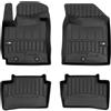 MOTOS Tappetini in gomma per auto adatto per Hyundai i10 II 2013-2019 Migliorate il vostro comfort di viaggio con il tappetino antiscivolo per auto 3D.