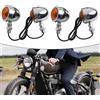 SPORTARC Frecce per moto, frecce in metallo cromato per Chopper, compatibilità disponibile