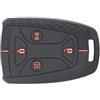 OOPUHKSY Custodia Portachiavi Con Guscio Per Camion Per Saab DC13 143 148 141 4X2 6X2R GRS905 R S G P Serie Per Scania 1995 4 Pulsanti In Silicone