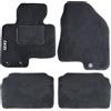 Rebeca Shop® Tappetini Auto Compatibili per ix35 | Tappeti Sagomati | In Moquette Nera | Logo Ricamato Battitacco e Clip Di Fissaggio (Compatibili ix35)