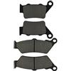 AHL-Kit Motocicletta Pastiglie freno per Yamaha XT660R XT660 R 2004-2010 (Semi-métal)