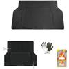 MOTO SPORT MONDO COMPATIBILE CON DR DR6 VASCA BAULE PER AUTO TAPPETINO IN GOMMA PVC CON PRETAGLI 120X80CM RESISTENTE AD OLIO, ACQUA, ATTREZZI DA LAVORO