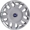 Rixto Kit di 4 copricerchi adattabili - per FIAT MULTIPLA Restyling modello 2004 (LOGO BLU) - diametro 15 - non originali