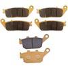 YFQAZXSW Pastiglie freno anteriori e posteriori, for HONDA, for Integra, for DCT, for NC750, for NC 750 S, for NC750S, for NC750X ABS DCT, 2014-2018, 2017, 2019-2021(Front and Rear)