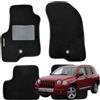 W-Parts SERIE 4 TAPPETI - TAPPETINI IN MOQUETTE NERI PER JEEP COMASS I DAL 2006 AL 2016