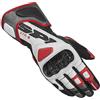 SPIDI STR-6 Guanti da moto, nero/bianco/rosso, L