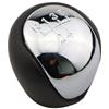 KUNYOS Maniglia Del Cambio Dell'auto Per Hyundai Per Elantra Per I30 2008-2012 Pomello Del Cambio A 5 Marce(Bright sliver)
