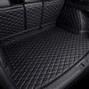 MADPIE Full Coverage Pelle Auto Tappetini Bagagliaio per JEEP Renegade 2016-2021, Impermeabile Antiscivolo Tappeto Graffio Pelle Copri Baule,A/All-Black