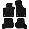 Car Mat Co TEXER Tappetini Auto in Tessuto, Tappetini per Auto adatti per VW Golf VI anno di costruzione 2008-2013 Basic