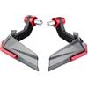 Vgvgaj 2 Pezzi Paramani Moto Paramani Per Moto In Alluminio Protezioni Antivento Per Paramani Protezioni Manubrio Per Parabrezza Accessori Moto Universale Per Manubrio