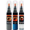 F FIRANTO FIRANTO Kit Riparazione Vernice Auto per Yamaha Motorcycles BMC Blue Metallic Cocktail - Set rimuovi Graffi per Vernice Auto 3in1-15ml Primer, Pennarello ritocchi Vernice, Vernice lucidante