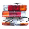 GENERICO 4 Pezzi SX+DX Fanali Anteriori + SX+DX Fanali Posteriore Suzuki Samurai Santana SJ410 413 PARAURTI Freccia Bianco Arancio Stop