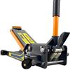 KrafTWelle 5T - Cric professionale a manovra per auto, piatto, profondità 75 mm, altezza massima 620 mm, portata 5000 kg
