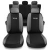 Mossa Coprisedili compatibili con Ford Focus I, II, III, IV (1998- ) - fodere sedili auto - set coprisedili auto universali - TG-S