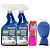 Ma-Fra Set 2 Confezioni Not Ice Power, Deghiacciante Liquido ad Effetto Immediato, Formato 500ml Insieme Guanto Felpato con RASCHIA Ghiaccio 35CM più 5 Panni Microfibra 30x35cm