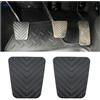 Generico 2 pezzi copri pedali in gomma per freno e frizione Accessori auto per Hyundai IX35 Accent Sonata Santa Fe H100 i30 Tucson Per Kia Rio Optima 32825-36000