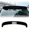 IDENUONA Spoiler posteriore per bagagliaio per Volkswagen Golf 5 GTI R32, aspetto in fibra di carbonio nero lucido