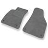 Mossa Premium tappetini auto in velluto compatibili con Audi A4 III B7 (2004-2008) - tappeti auto - grigio 2