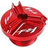 JSTVCUI Scarico Dell'olio Coperchio Tappo Motore Per Ya&maha FZ1 Fa&zer FZ6 FZ6R FZ8 Fa&zer FZ750 FZR1000 FZ Accessori Con Tappo Olio In Alluminio Coperchio Motore