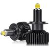 SXA Lampadine Per Fari A LED, 360 Gradi Otto Lati Illuminano 100W 30000 Lumen Kit Di Conversione Per Fari A LED Super Luminosi 6000K Bianco Freddo IP68 Impermeabile, Confezione Da 2,H7