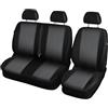 Mossa Coprisedili su Misura compatibili con Ford Transit Custom I Van, Bus (2012-2023) Solo sedili Anteriori: 1+2 - Fodere sedili Auto - Set coprisedili Auto R1