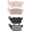 AHL-Kit Motocicletta Pastiglie freno per Harley XL 883 Sportster Standard 2004-2008 (Semi-métal+Rame sinterizzato)
